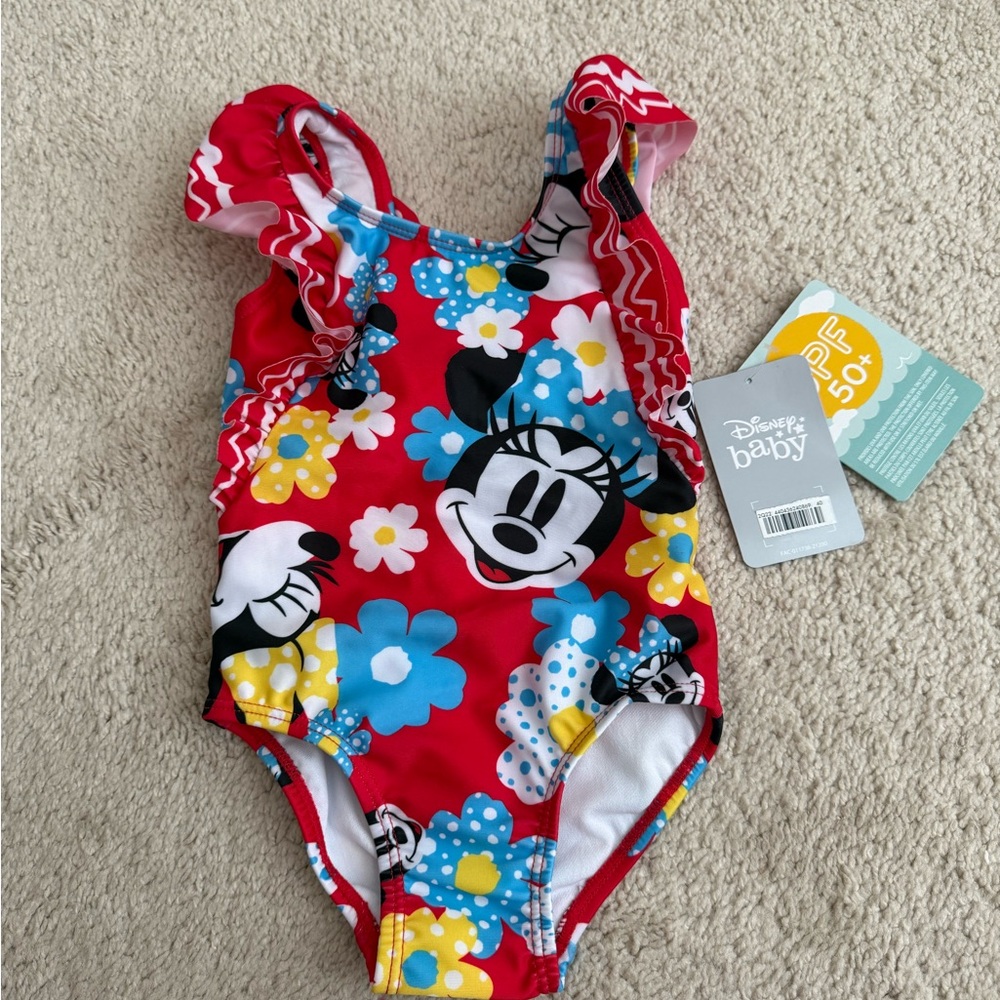 Disney Baby Minnie Mouse Red Swimsuit